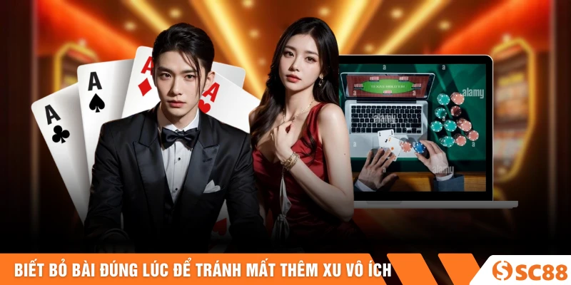Biết bỏ bài đúng lúc để tránh mất thêm xu vô ích